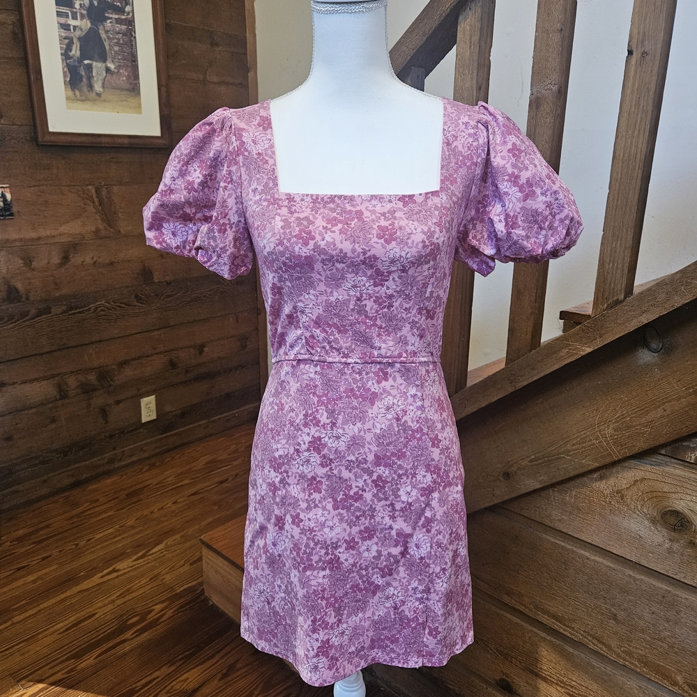 Trixxi Pink Floral Mini Dress 💗